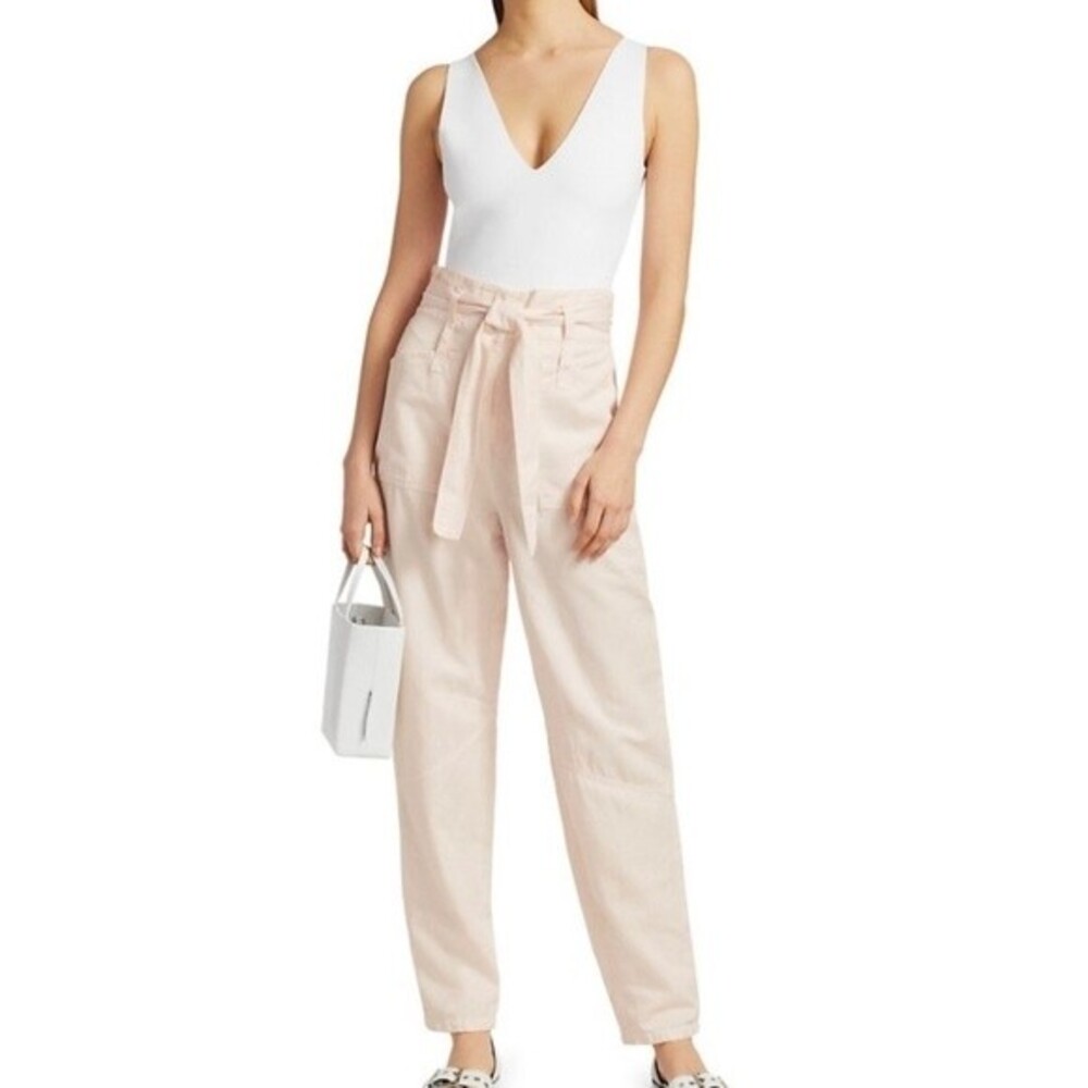 A.L.C. Coburn NEW Paperbag Waist Pants in Light Pink/Morganite, Size 6